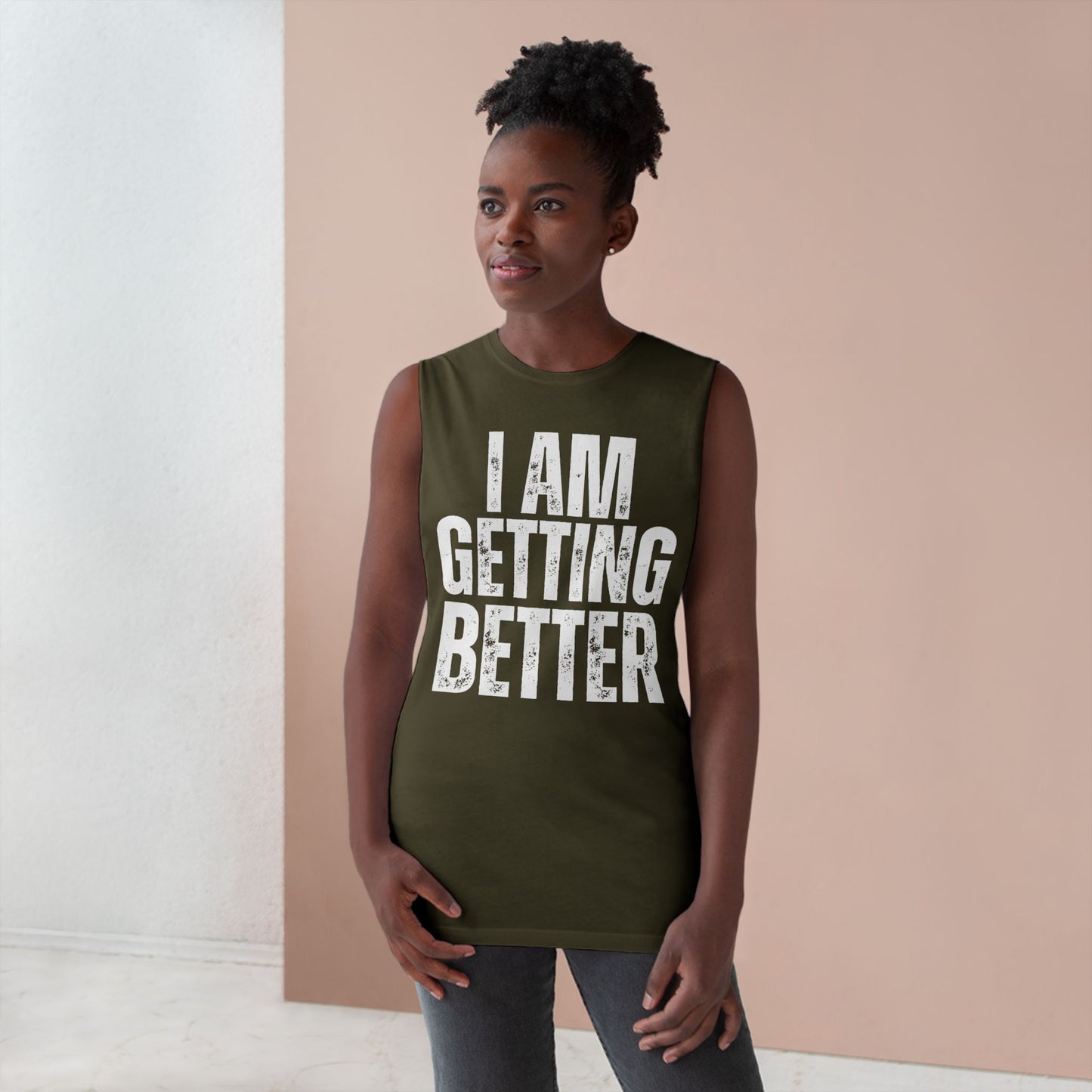 Copy of Empowering Unisex Tank Top | I Am Getting Better | Motivational Workouts, Gift for Fitness Lovers, Inspirational Apparel