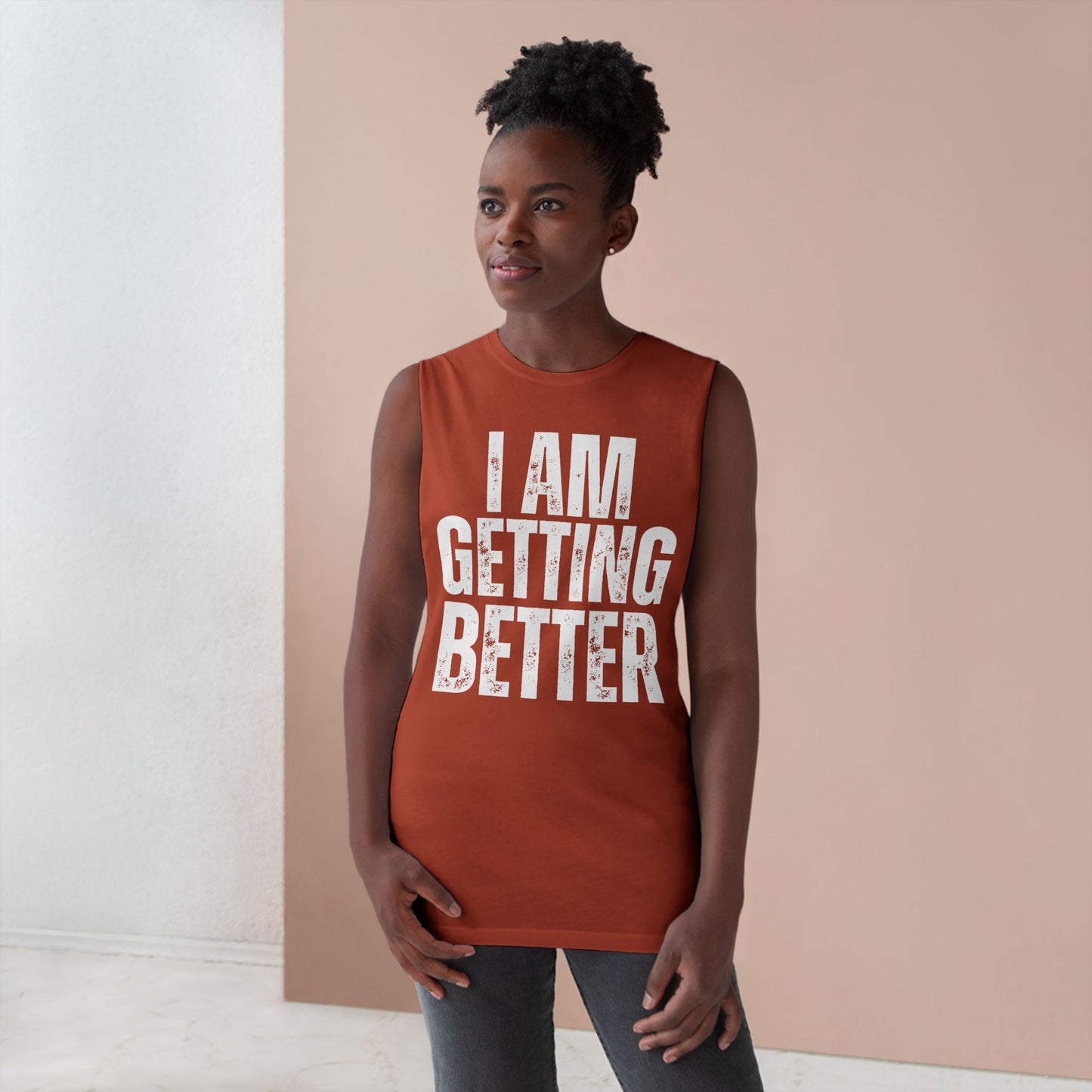 Copy of Empowering Unisex Tank Top | I Am Getting Better | Motivational Workouts, Gift for Fitness Lovers, Inspirational Apparel