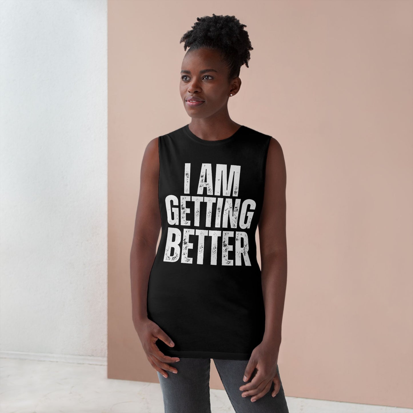 Copy of Empowering Unisex Tank Top | I Am Getting Better | Motivational Workouts, Gift for Fitness Lovers, Inspirational Apparel